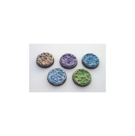 Epicast 25mm Warp Flame round bases (5)