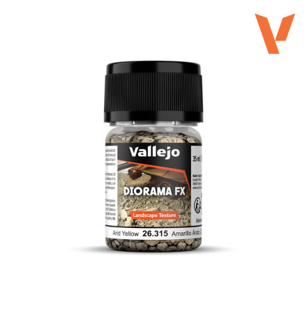 Vallejo Diorama FX: Arid yellow 2-5mm, 35ml