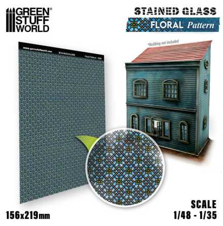 Floral Pattern Stained Glass