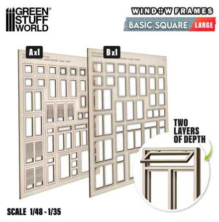 Basic Square Miniature Windows - Large