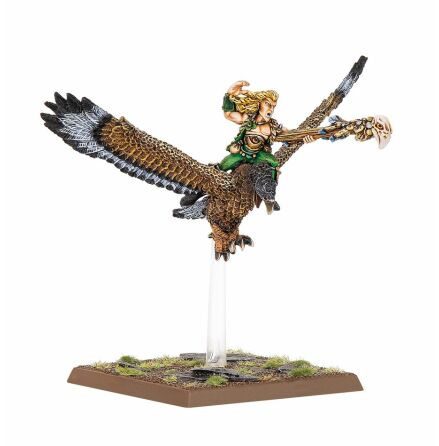 OLD WORLD: WOOD ELF MAGE ON WARHAWK (metal)