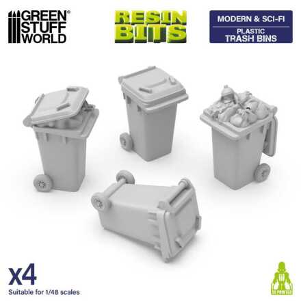 Plastic Trash Bins