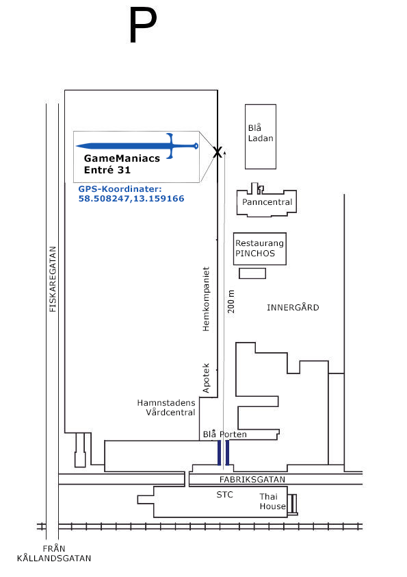 Map of Rörstrand area